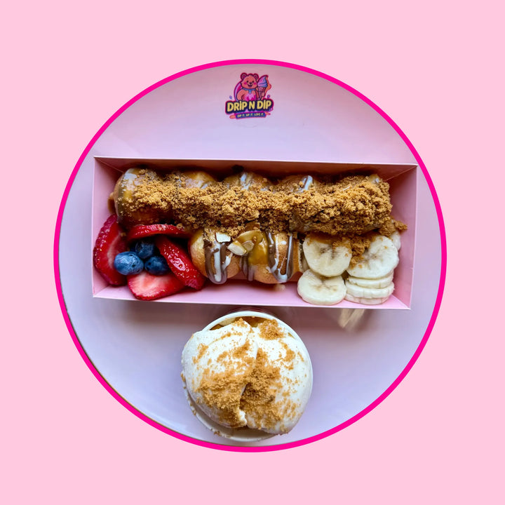 Biscoff Bubble Waffle Bites – Drip n Dip Café 