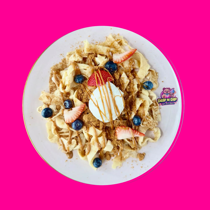 Biscoff Noodles Crepe Affair – Drip n Dip Café Fort Lauderdale
