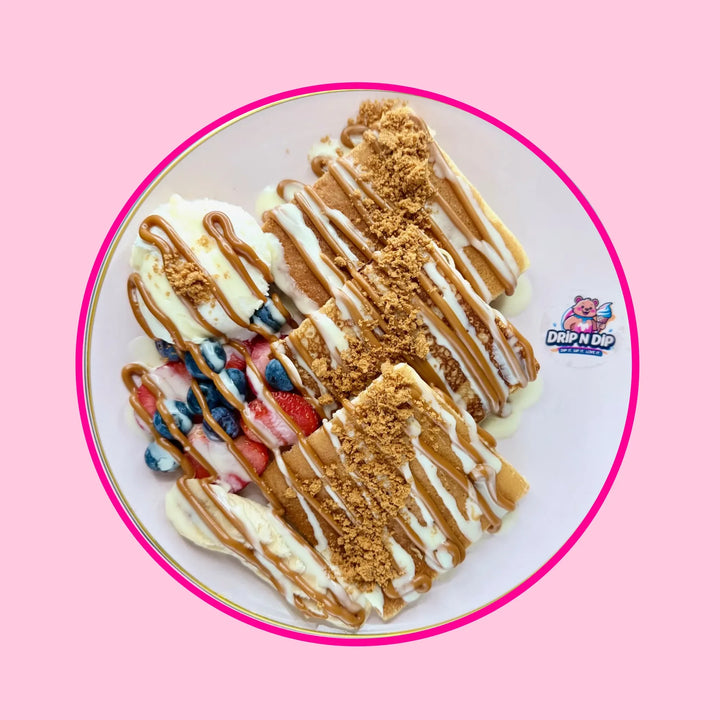 Biscoff Square  Pancake Paradise – Drip n Dip Café 