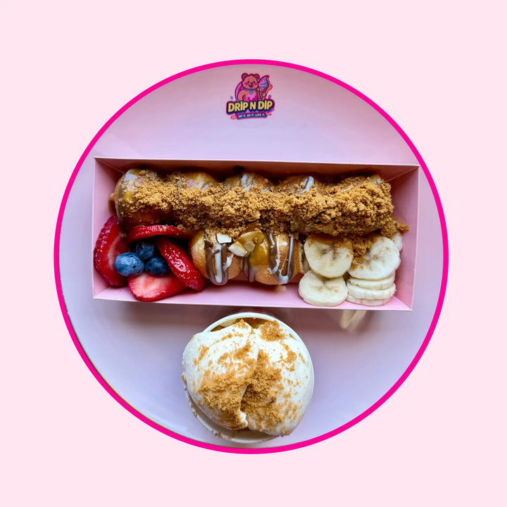 Biscoff Waffle Bites - Dip n Dip