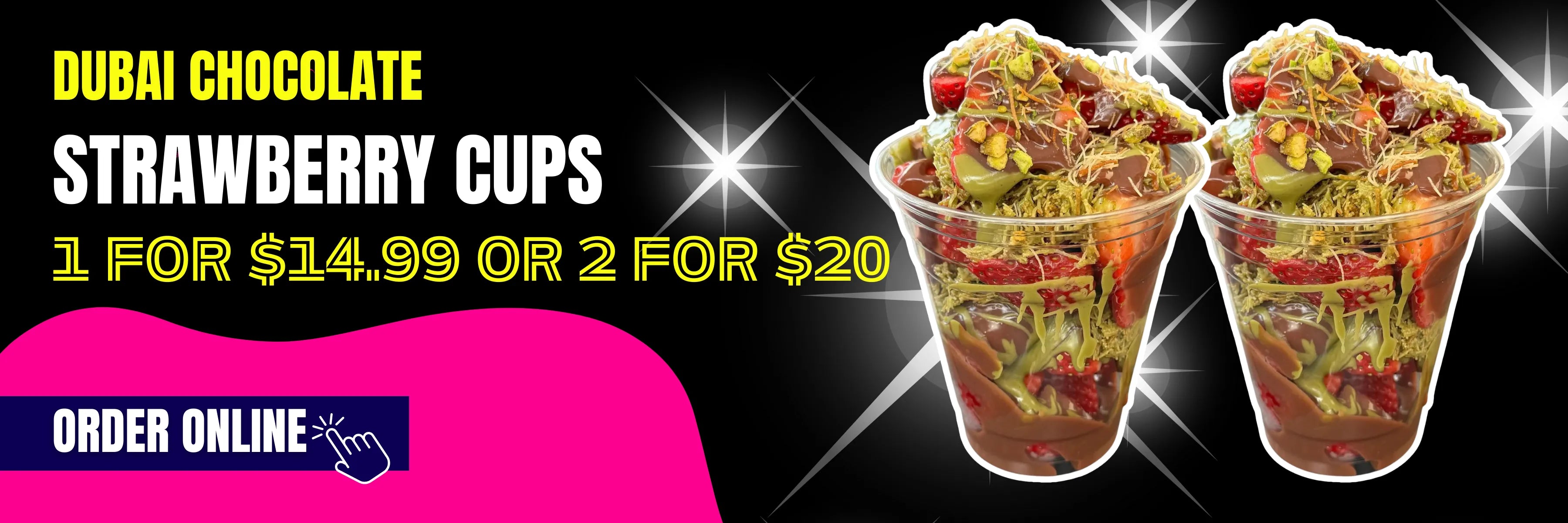 Drip n Dip - Best Dubai Chocolate Strawberry cups  in Fort Lauderdale Florida