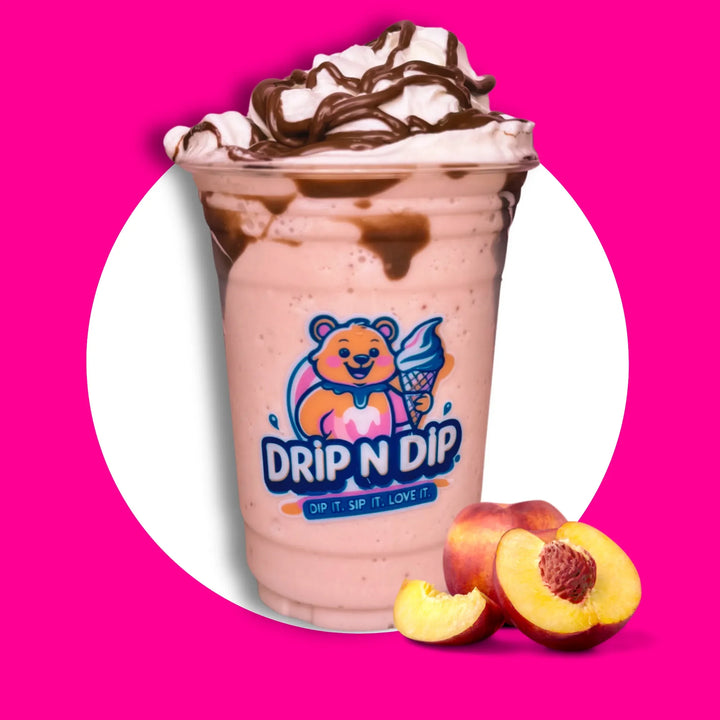 Drip n Dip - Peachy Sunset Sip Milk Shake