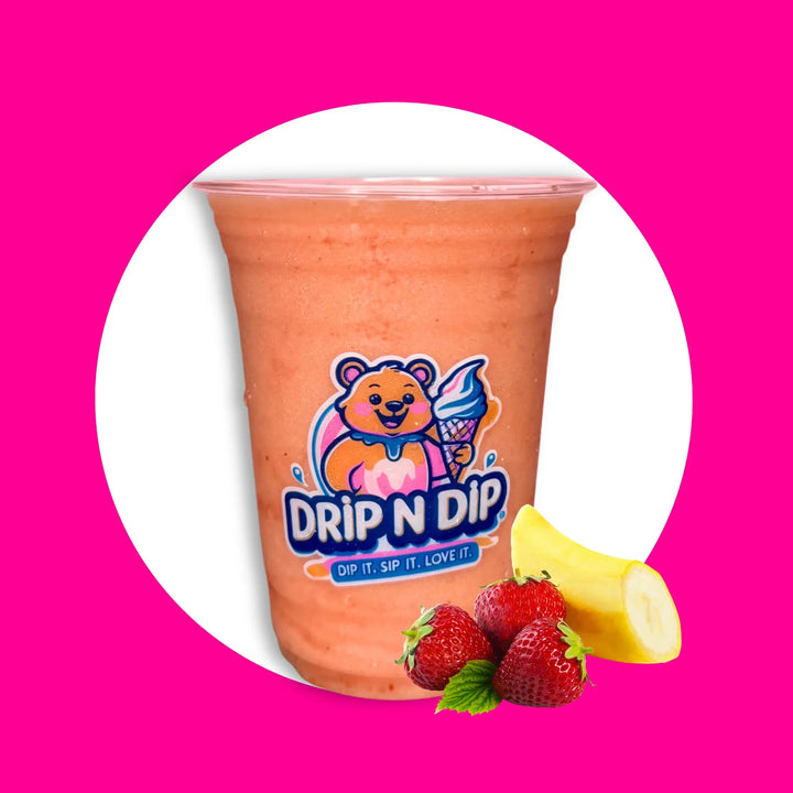 Drip n Dip - Straw-Banana Bliss Smoothie