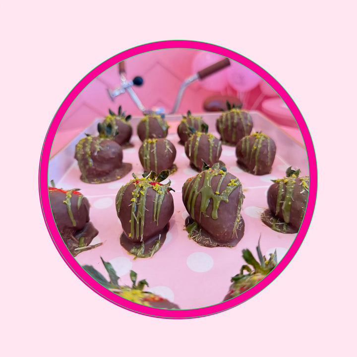 Dubai Chocolate Covered Strawberries