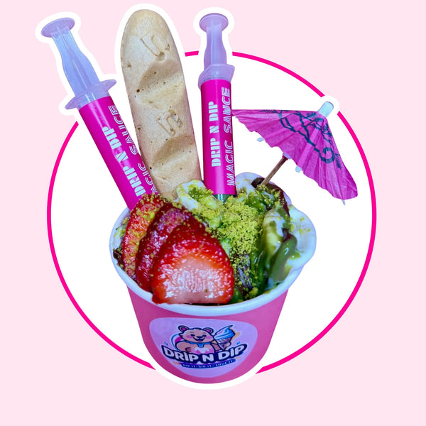 Dubai Chocolate Ice Cream Rolls