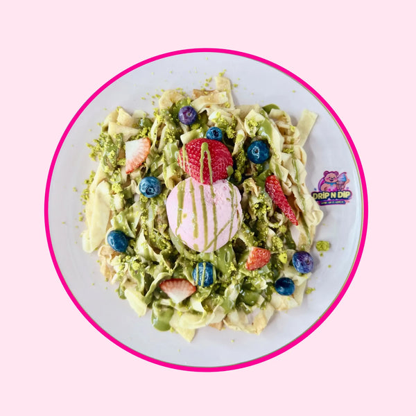 Dubai Chocolate Noodles Affair - Drip n Dip