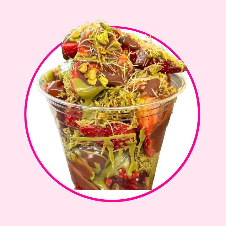 Dubai Chocolate Strawberry Cup