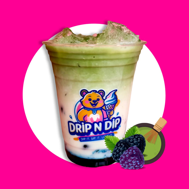 MATCHA LATTE  - BLUE RAZ  - DRIP N DIP