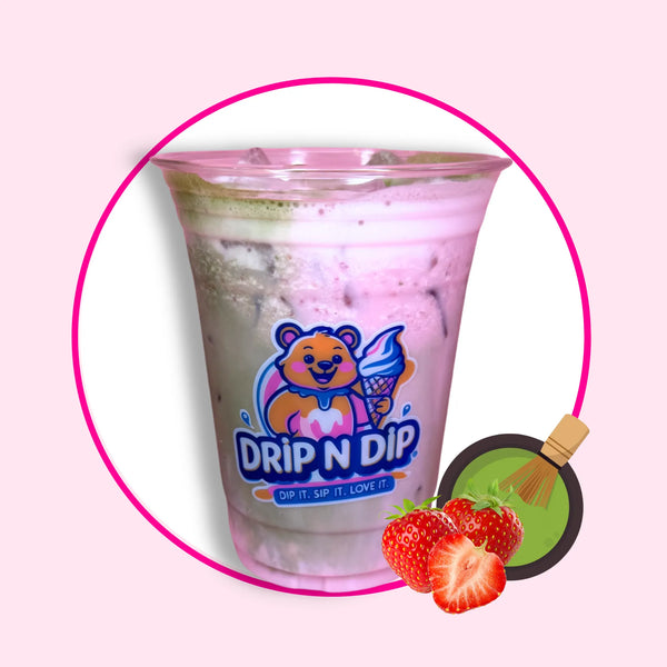 MATCHA LATTE  - STRAWBERRY - DRIP N DIP - Fort Lauderdale