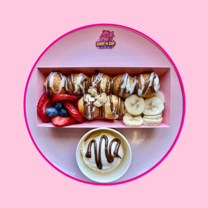 Nutella Bubble Waffle Bites – Drip n Dip Café