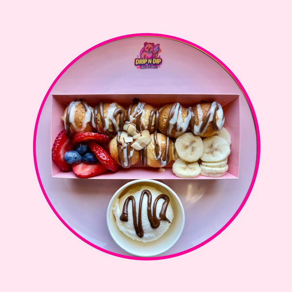 Nutella Waffle Bites - Drip n Dip
