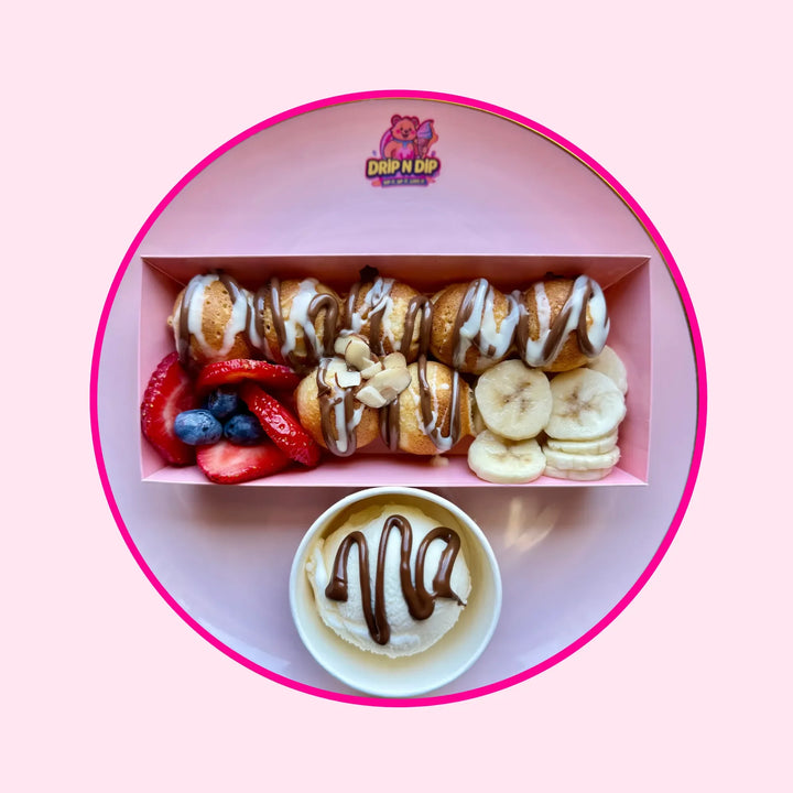 Nutella Waffle Bites - Drip n Dip