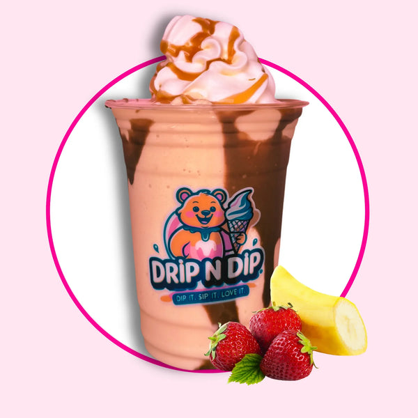 Straw-Nana Shake Milk Shake