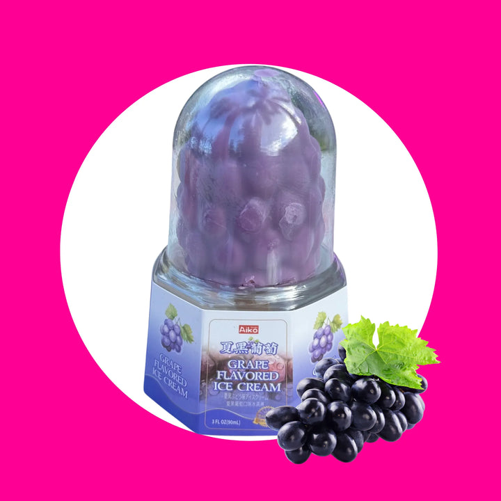 Viral Fruit-Shaped Ice Cream - Grape - Available at Drip n Dip