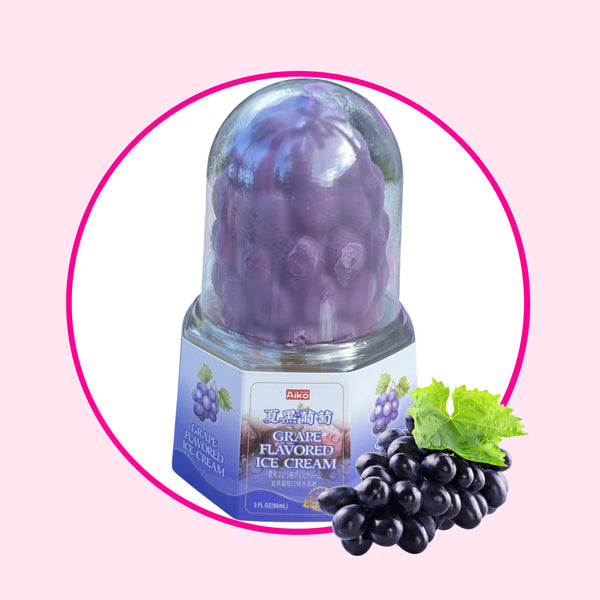 Grape Fruit-Shaped Ice Cream