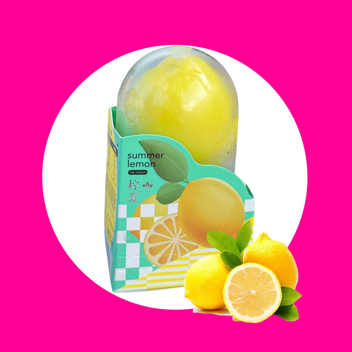 The Viral Fruit-Shaped Ice Cream - Summer Lemon - Available at Drip n Dip